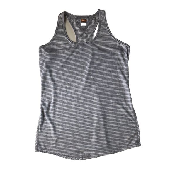 Lucy Tech Women’s Racerback Tank Striped Great White Size Medium - Picture 2 of 11